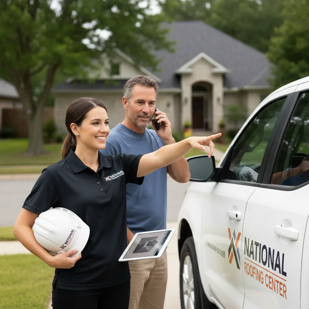 National Roofing Center customer support in Mcdermott